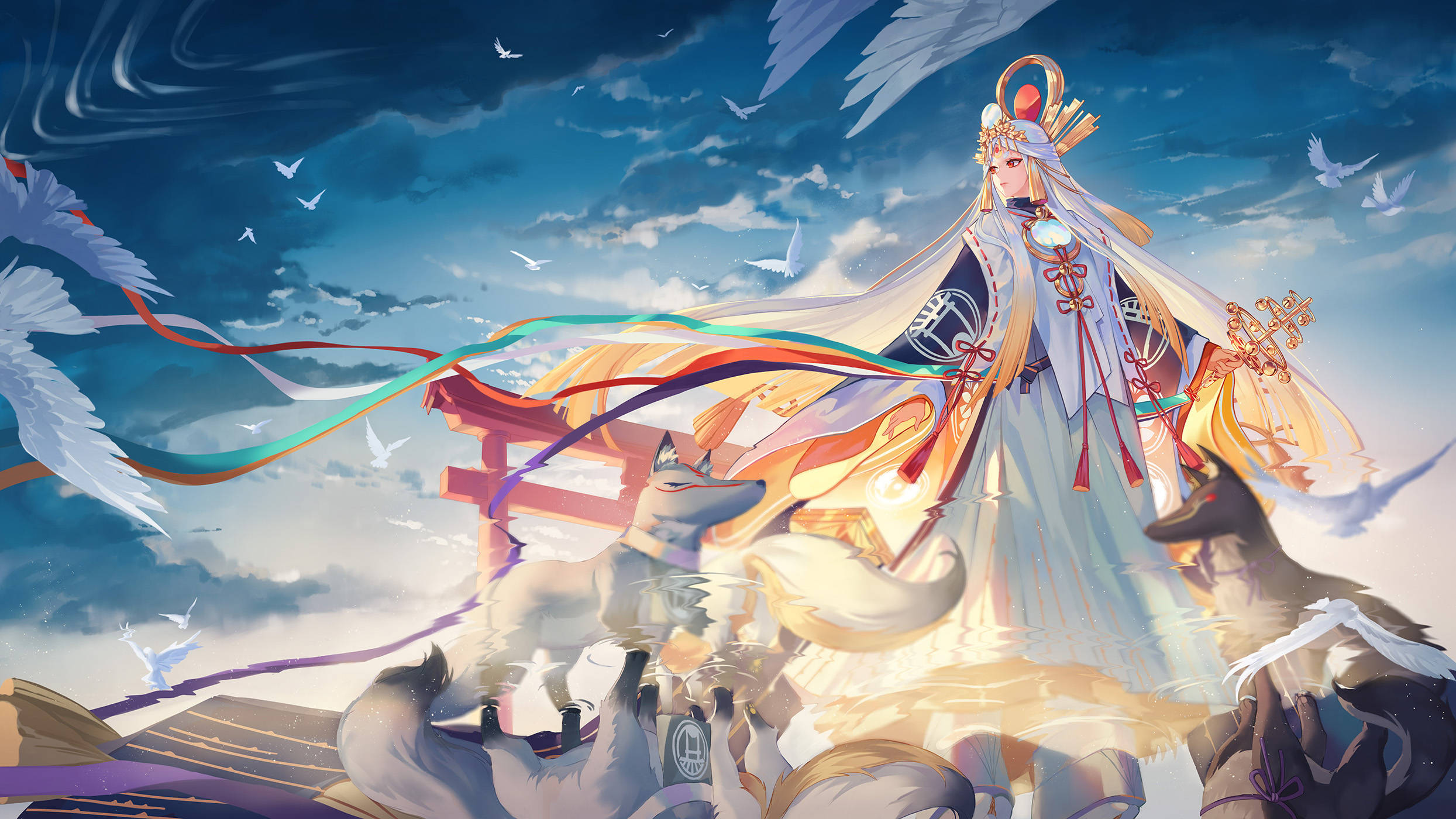 梦幻西游四组场景布置