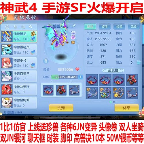 梦幻西游坐骑染色大全